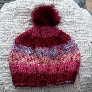 Hand knitted hat